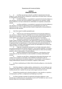 Disposiciones del Convenio de Basilea y decisiones adoptadas por