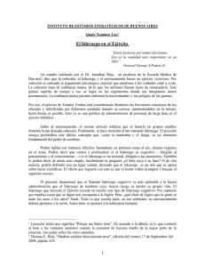 "El liderazgo en el Ejército". Feb 06.