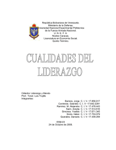 República Bolivariana de Venezuela. Ministerio de la Defensa. Universidad Nacional Experimental Politécnica
