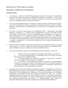 Boletín Técnico Nº 56 del Colegio de Contadores  INTRODUCCIÓN