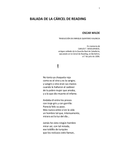 1 BALADA DE LA CÁRCEL DE READING OSCAR WILDE