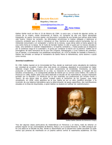 Las monografías de Biografías y Vidas Galileo Galilei Biografías y