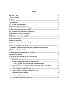 10.1 ¿Cuándo un acto administrativo es absolutamente nulo?