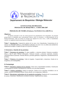 Programa - Universitat de València