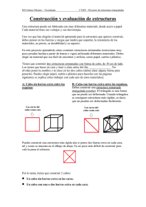 Proyecto de estructuras trianguladas (cubos)