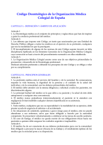 Código Deontológico Médico España