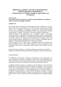 Biblioteca Médica Nacional – Honduras