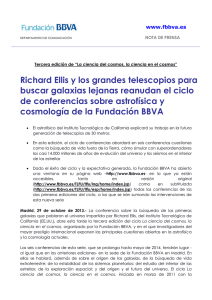 Richard Ellis y los grandes telescopios para