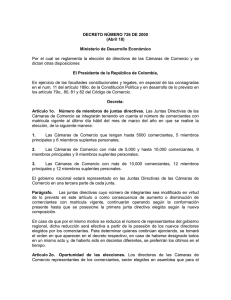 DECRETO N&Uacute;MERO 726 DE 2000 - Camara de Comercio de Girardot