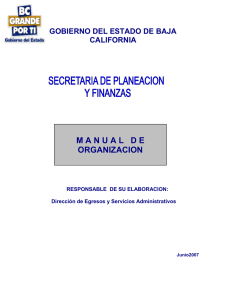 Manual de Organización SPF