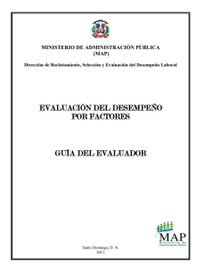 Guia del Evaluador 2011 - Ministerio de Administración Pública
