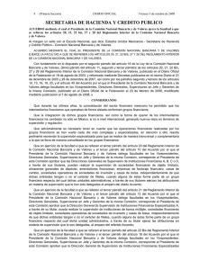 SECRETARIA - Diario Oficial de la Federación