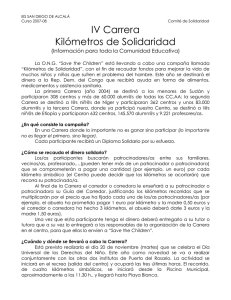 Kilómetros de Solidaridad - I.E.S. San Diego de Alcalá