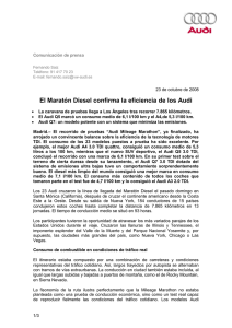 Marathon Mileage - Audi MediaServices España