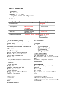 Ficha 65: Tumores Óseos