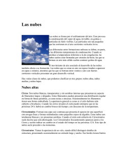 Tipos de nubes