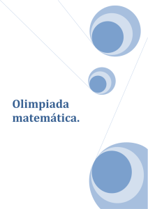 Olimpiada matemática.