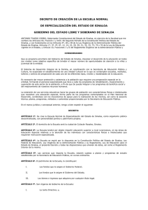 Decreto de Creaci&oacute;