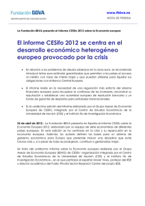 informe CESifo 2012