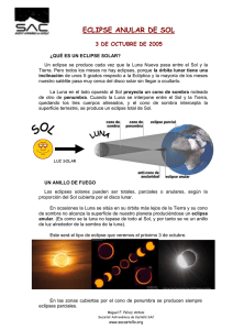 eclipse anular del 3 octubre 2005 - Societat Astronòmica de Castelló