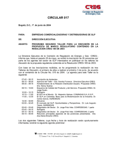 CIRCULAR017-04 - CREG Comisi&oacute;n de Regulaci&oacute;n de Energ&iacute;a
