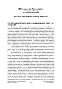 xvii. síntomas transitorios en el desarrollo de un psi