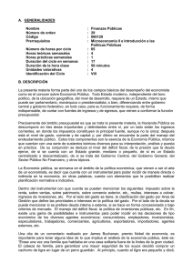 Finanzas Públicas - Universidad Centroamericana "José Simeón