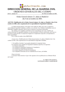 Orden General número 2, dada en Madrid el día 13