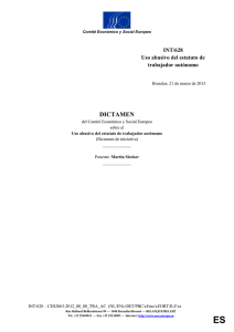 Uso abusivo del estatuto de trabajador autónomo