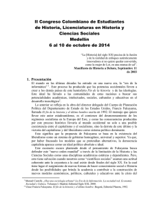 II Congreso Colombiano de Estudiantes de Historia, Licenciaturas en Historia y Medellín