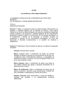 LA ASAMBLEA LEGISLATIVA DE LA REPUBLICA DE COSTA RICA DECRETA: