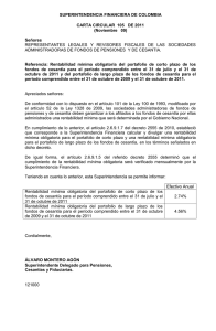 Carta Circular 105 - Superintendencia Financiera de Colombia