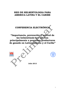 documento inicial - Red de Helmintología para America Latina y el