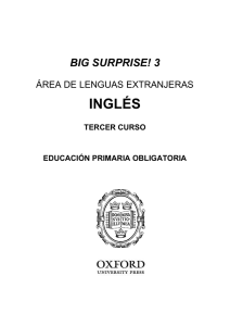 Big Surprise 3 Programación LOMCE castellano MECD