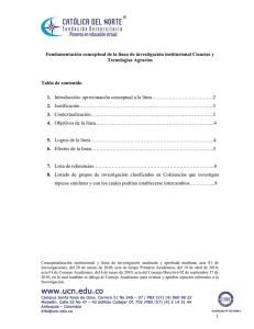 Fundamentacion Línea Ciencias y Tecnologias agrarias