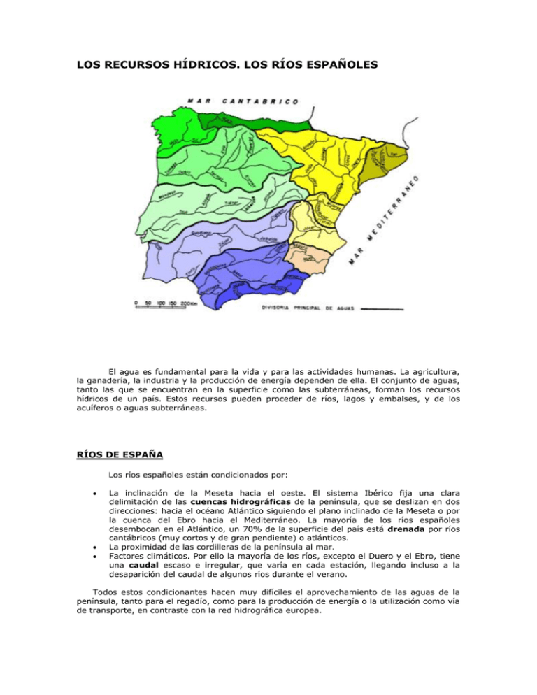 Los Recursos Hídricos 