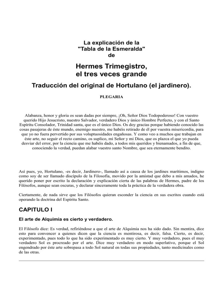 explicacion tabla esmeralda Ta