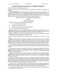 Reglamento de la Ley del Impuesto sobre la Renta