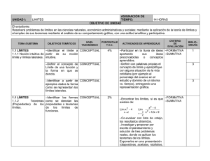 unidad i: “límites”