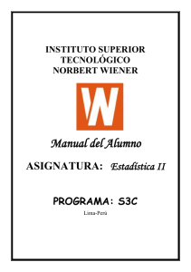 ESTADISTICA II - Instituto Norbert Wiener