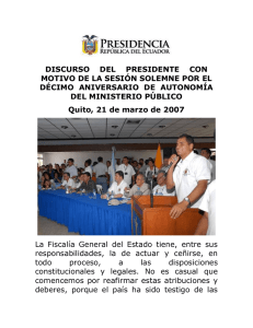2007-03-21-Discurso-aniversario-autonomía-del-Ministerio