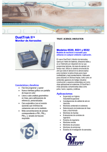 DustTrak II Monitor de Aerosoles