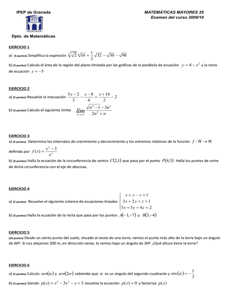 examen2009-10