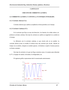 Electrotecnia Industrial (Ing. Industrial, Sistemas, Química, Mecánica)  CAPITULO IV