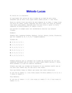 Método Lucas - Sistemas de Ruleta