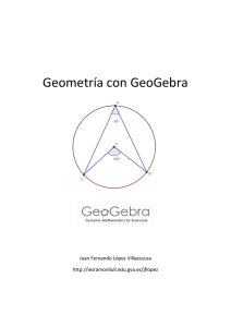 Geometría con GeoGebra  Juan Fernando López Villaescusa