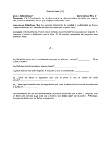 Plan de clase (1/3) Curso: Matemáticas 7 Eje temático: FE y M