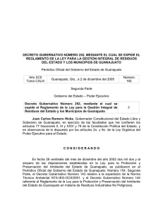DECRETO GUBERNATIVO N&Uacute;MERO ____