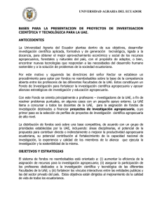 UNIVERSIDAD AGRARIA DEL ECUADOR  CIENTÍFICA Y TECNOLÓGICA PARA LA UAE.