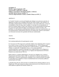 NUMERO: 57 FECHA: Agosto-Septiembre 1993 TITULO DE LA REVISTA: Mup-DF